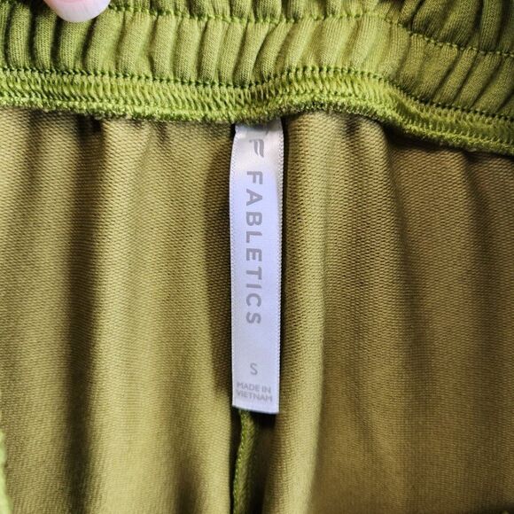 Fabletics Joggers Womens Small Green Gemma Sweatpants Loungewear Comfy Pull On - Picture 5 of 12